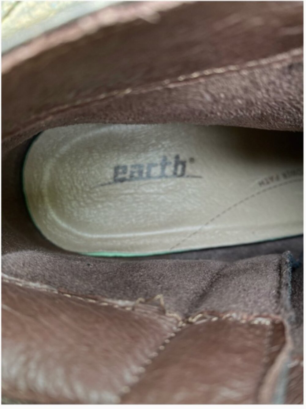 Earth BRONZE Leather Boots, 9B Summer Sale - Picture 3 of 7
